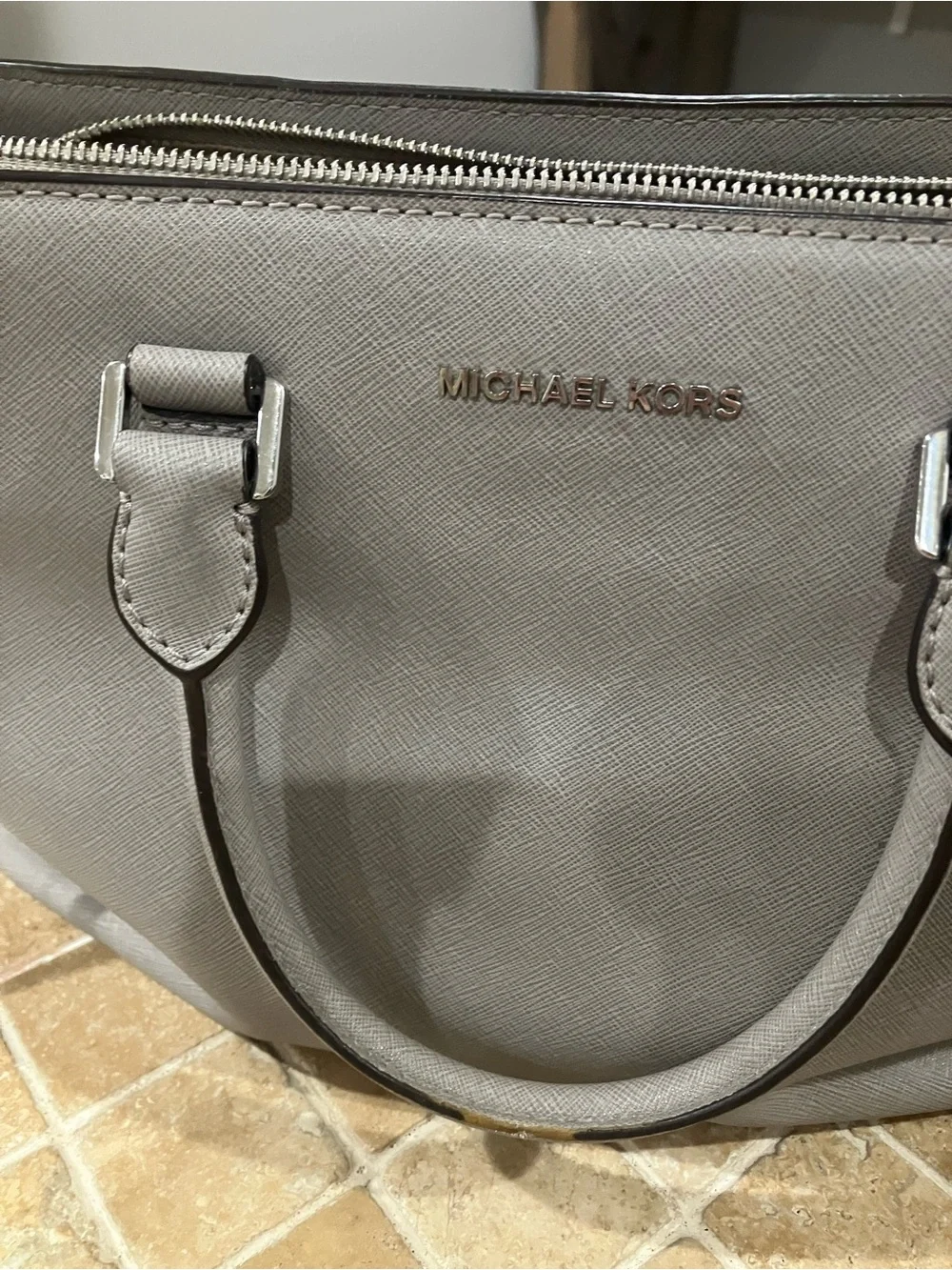 Michael Kors Gray Selma Bag